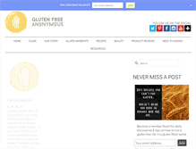Tablet Screenshot of glutenfreeanonymous.com